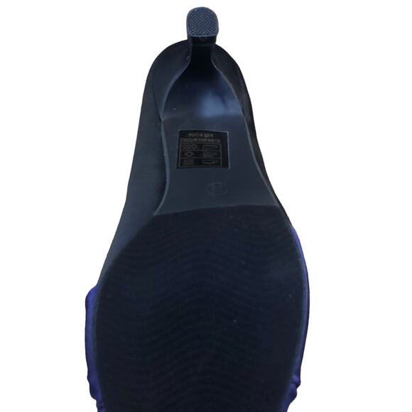 Angel Steps Black Purple Pumps Women's US Size 7.5 Dress Gothic Moon Elegant - Picture 8 of 16